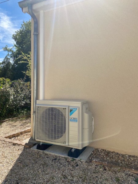 pompe a chaleur pac air air installation